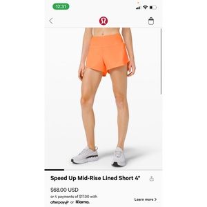 Speed Up Lulu Lemon Shorts